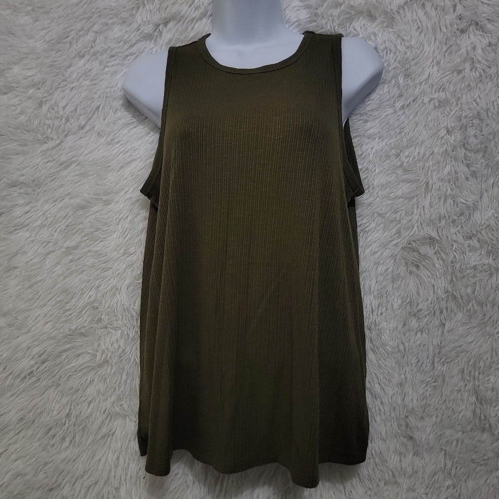 Old Navy Dark Olive Tank Top
